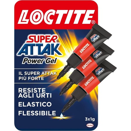 Loctite Super Attak Power Gel 3x1g
