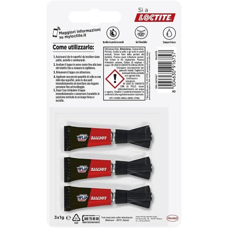 Loctite Super Attak Power Gel 3 confezioni da 1g