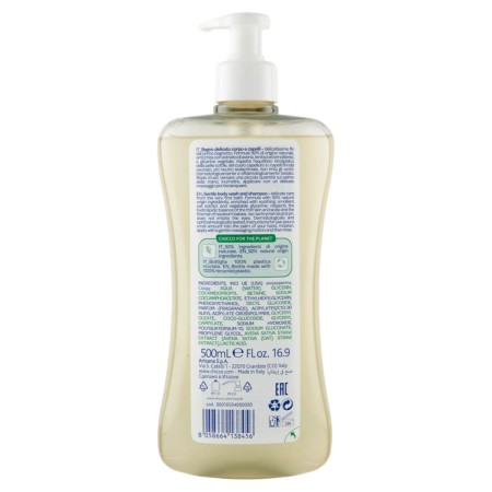 dettagli sulla confezione Chicco Bagno Delicato Corpo e Capelli 500 ml