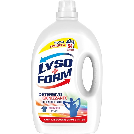 Lysoform Detersivo Igienizzante Colori Brillanti 54 lavaggi