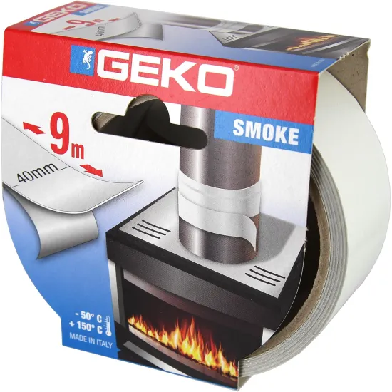 Confezione Nastro per alte temperature Bianco - Adesivo Alluminio Geko
