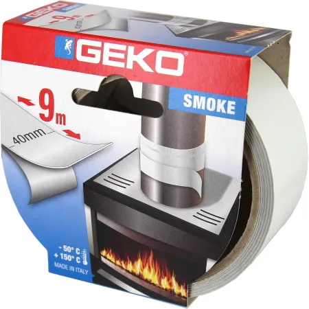 Confezione Nastro per alte temperature Bianco - Adesivo Alluminio Geko