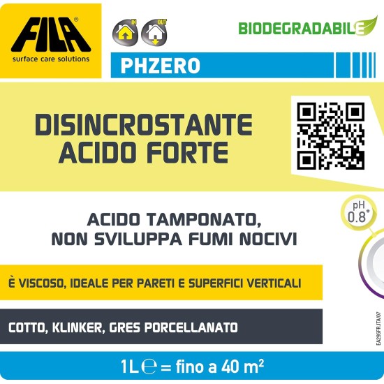 etichetta Fila Ph zero