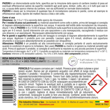 come si usa Fila Phzero