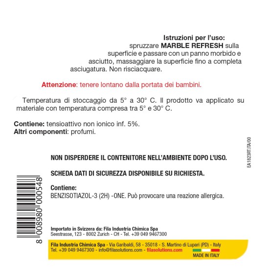 come si usa Fila MARBLE REFRESH