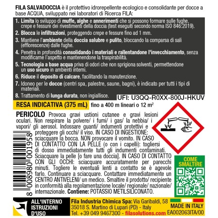 etichetta Fila SALVADOCCIA 375ml