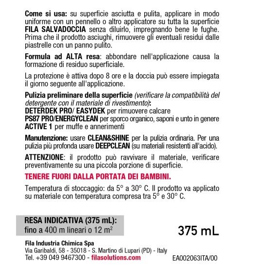 come si usa Fila SALVADOCCIA