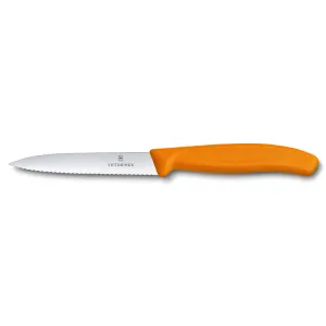Coltello Victorinox da Tavola Seghettato - manico Arancio