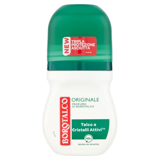 Deodorante Borotalco Roll-On 50ml - Protezione Extra-Asciutto