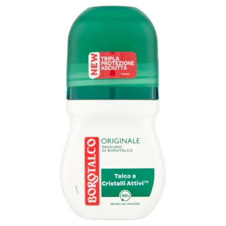 Deodorante Borotalco Roll-On 50ml - Protezione Extra-Asciutto