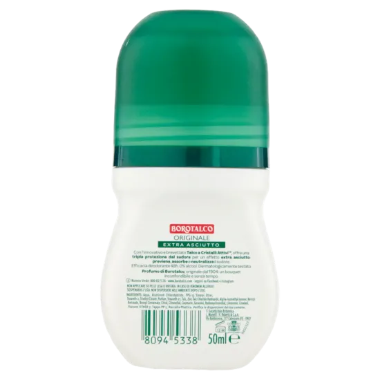 Informazioni sul Deodorante Roll-On Borotalco Original 50ml