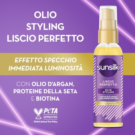 benefici Sunsilk Olio Styling Liscio Perfetto