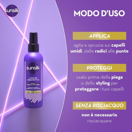 come si usa Sunsilk Spray Termoprotettore