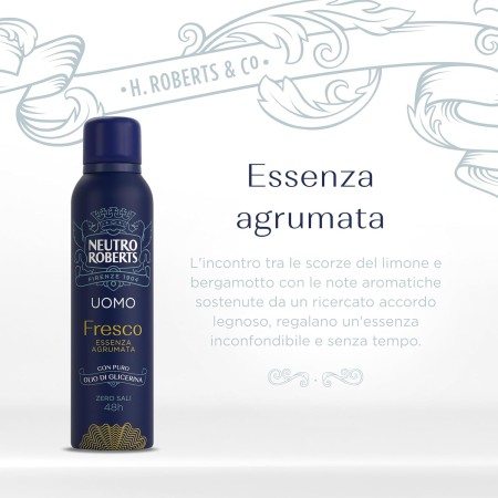 descrizione Neutro Roberts Deodorante Spray Essenza Agrumata