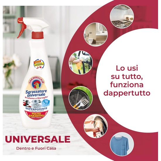 Superfici pulite e brillanti con Chanteclair Sgrassatore Universale