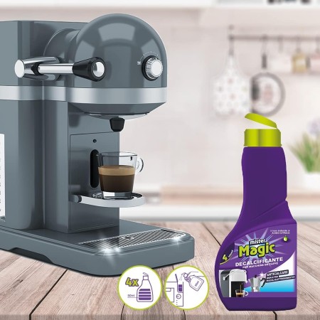 Macchina da caffè senza calcare grazie a Mister Magic Decalcificante