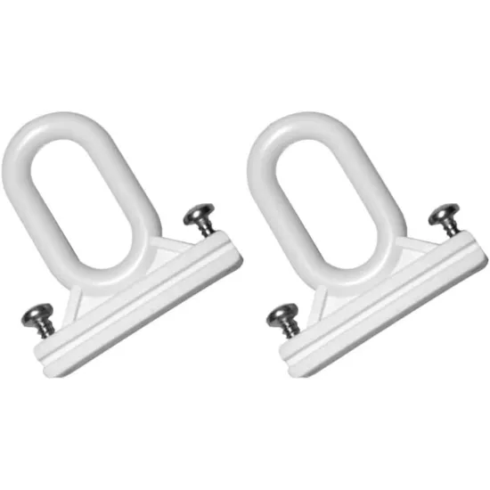 Ganci per Tende da Sole a Occhiello Bianco