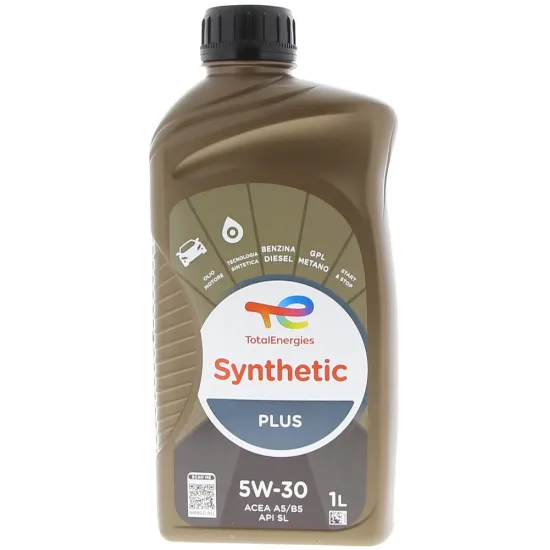 Total Synthetic Plus 5W30 olio motore 5W30 Total per auto benzina e diesel