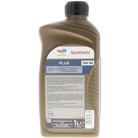 caratteristiche Total Synthetic Plus 5W30