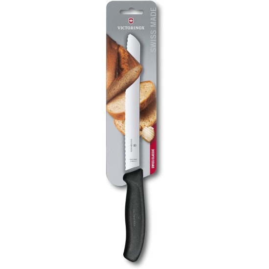 confezione Coltello Pane Seghettato Victorinox 21cm – Swiss Classic