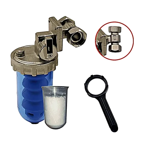 Dosatore polifosfati con 1 ricarica anticalcare e chiave per caldaia