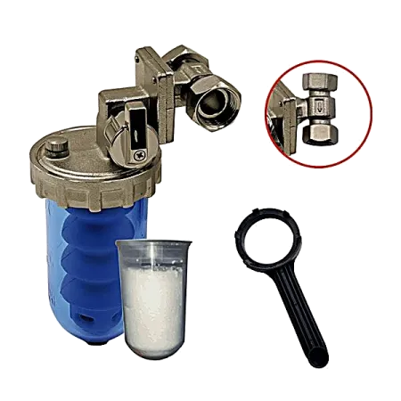 Dosatore polifosfati con 1 ricarica anticalcare e chiave per caldaia