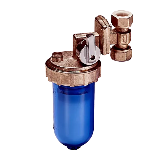 Dosatore polifosfati ruotato per attacco verticale