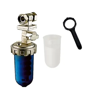 Dosatore polifosfati attacco superiore con 1 ricarica anticalcare e chiave montaggio