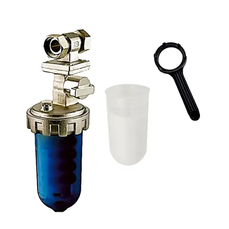 Dosatore polifosfati attacco superiore con 1 ricarica anticalcare e chiave montaggio