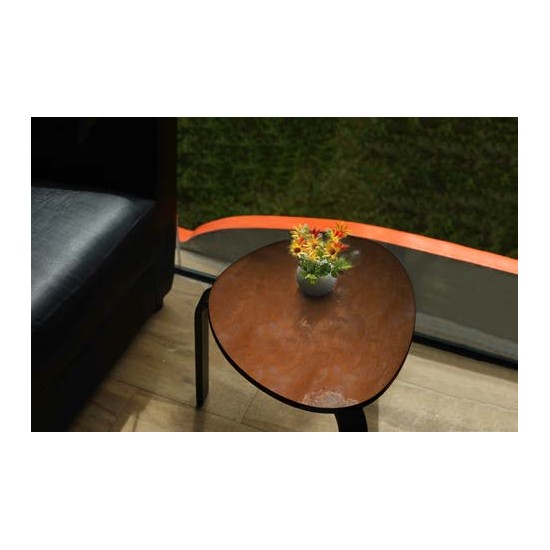 effetto ruggine tixe su tavolo living