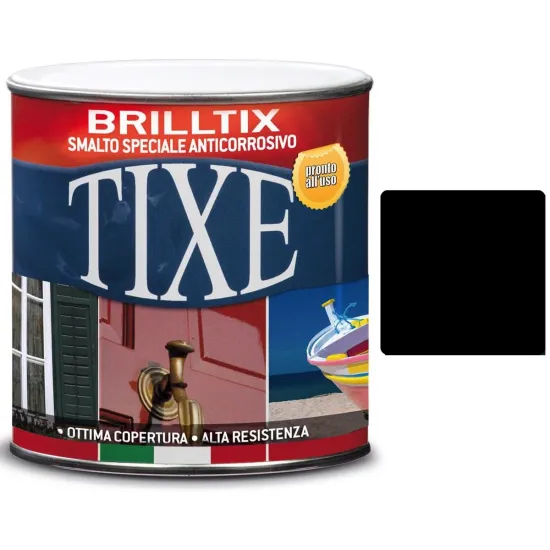 TIXE Brilltix Smalto vernice Antiruggine Nero Lucido 750ml