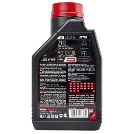 Olio 2 tempi sintetico 1 Lt motul