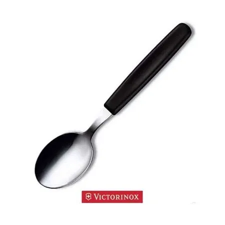 Cucchiaino in Acciaio Inox con Manico Nero Victorinox