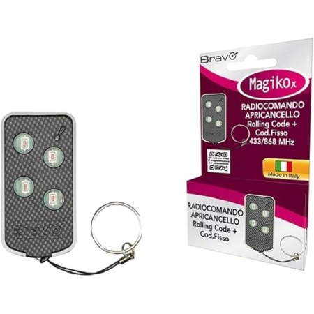 Telecomando Cancello Universale MagikoX di Bravo a 4 Tasti