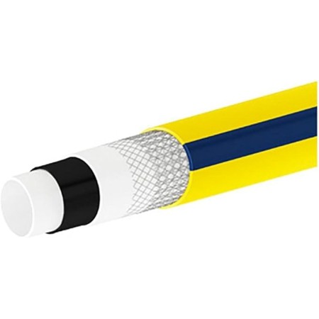 Tubi per Irrigazioni AcquaPlus 15m - Tubo da giardino Giallo a 6 strati