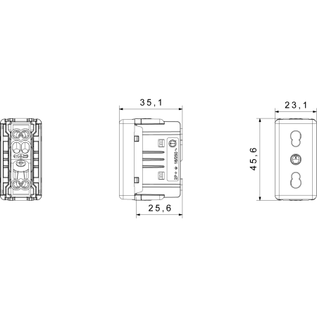 scheda Presa Gewiss GW20203