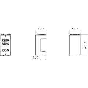 Copriforo Gewiss System - GW20056 2