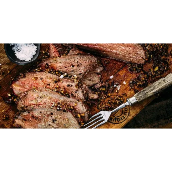 carne di maiale affumicato con chips di melo