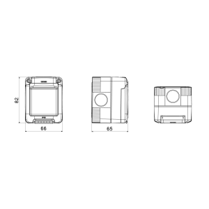 Scatola Gewiss Stagno GW27041 Contenitore 1 Modulo IP55 2