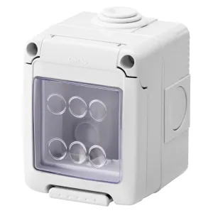 Scatola Gewiss Stagno GW27042 Contenitore 2 Moduli IP55