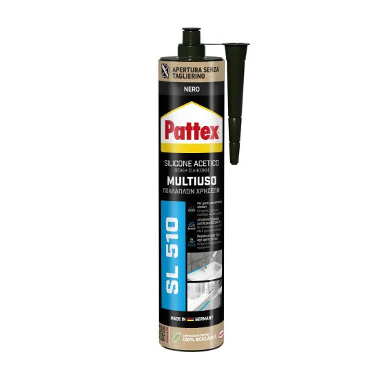 Silicone Nero Pattex 280ml – Sigillante Silicone Acetico