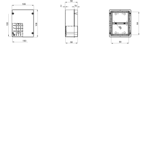 Cassetta Derivazione Gewiss 10×10 IP56 GW44204 non Forata 2