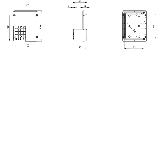 Cassetta Derivazione Gewiss 10×10 IP56 GW44204 non Forata