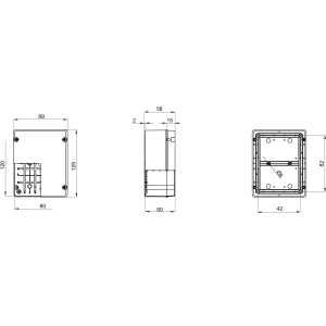 Cassetta Derivazione Gewiss 12×8 IP56 GW44205 non Forata 2