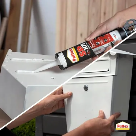 Utilizzo di Pattex SP101 adesivo su cassetta della posta