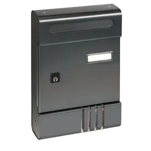 Cassetta per Posta Esterna Antracite - Cassette Lettere Condominiali