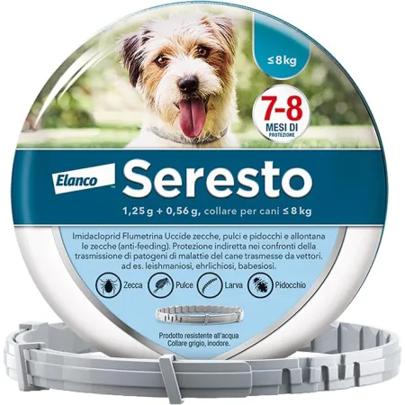 Collare Antiparassitario per Cani fino 8Kg - Collari Seresto