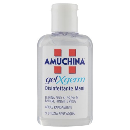 Amuchina Disinfettante X-Germ 80ml Gel Igienizzante per Mani - Tappo Bianco