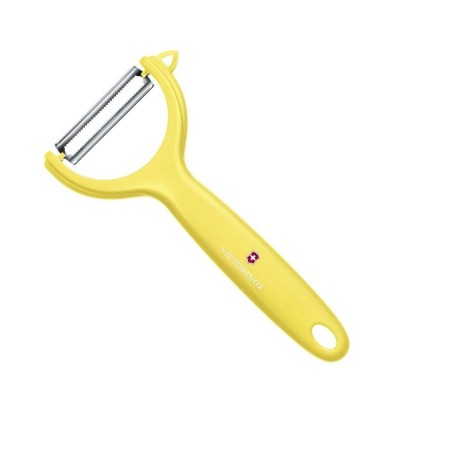 inox curvo, manico in Nylon giallo