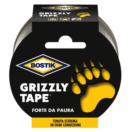 Nastro telato adesivo Bostik Grizzly Tape - Nastro Grigio